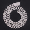 925 Sterling Silver VVS Moissanite Diamond 16MM 5Rows Miami Cuban Link Chain Neckalce