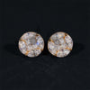 Hot Sell Iced Out Screw Back VVS Moissanite Fancy Cut Studs 10K Yellow Gold