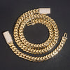 12MM Hand Made Plain Cuban With VVS Moissanite Diamond Clasp