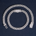 VVS Moissanite Diamond Cuban Bracelet Brass 6MM