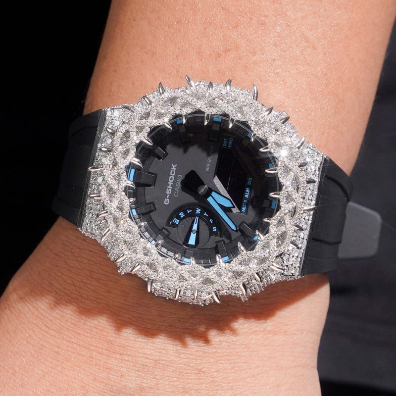Custom Made VVS Lab Grown Diamond G Shock Watch Iced Out