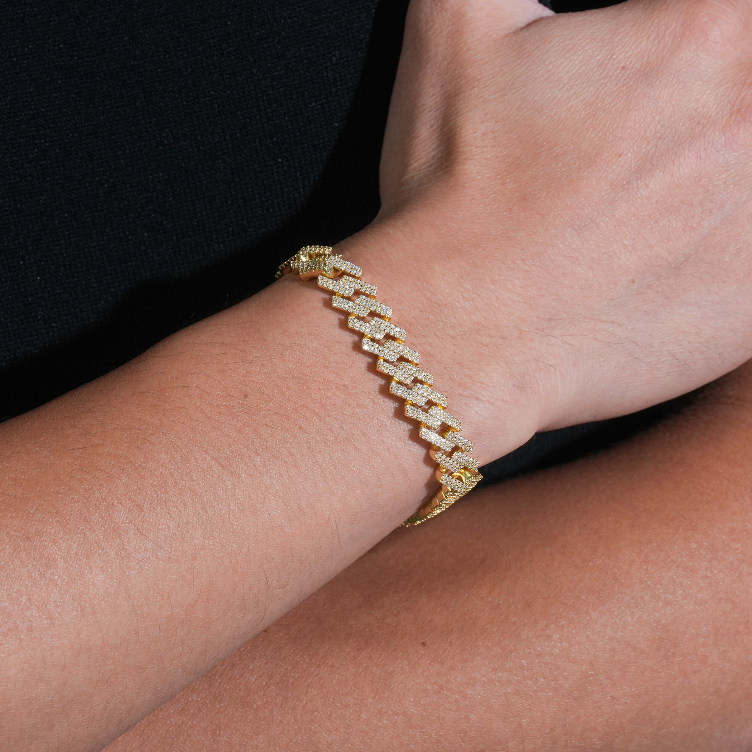 VVS Moissanite Diamond Cuban Chain Brass 10MM