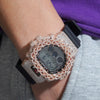 Throns Wire Link Moissanite Diamond Watch G SHOCK