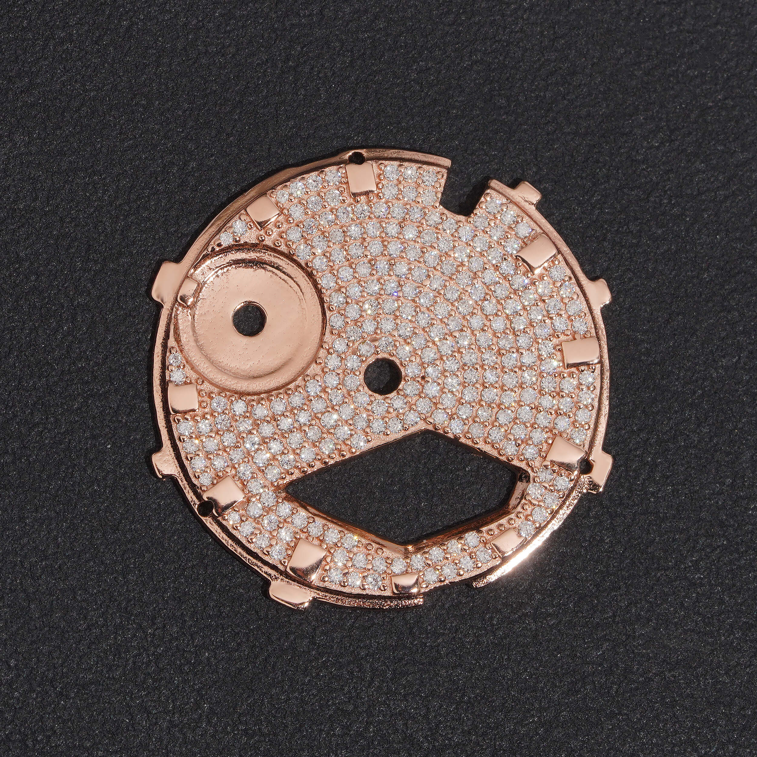 GA2100 Inside Iced Out Dial Moissanite Diamond G Shock