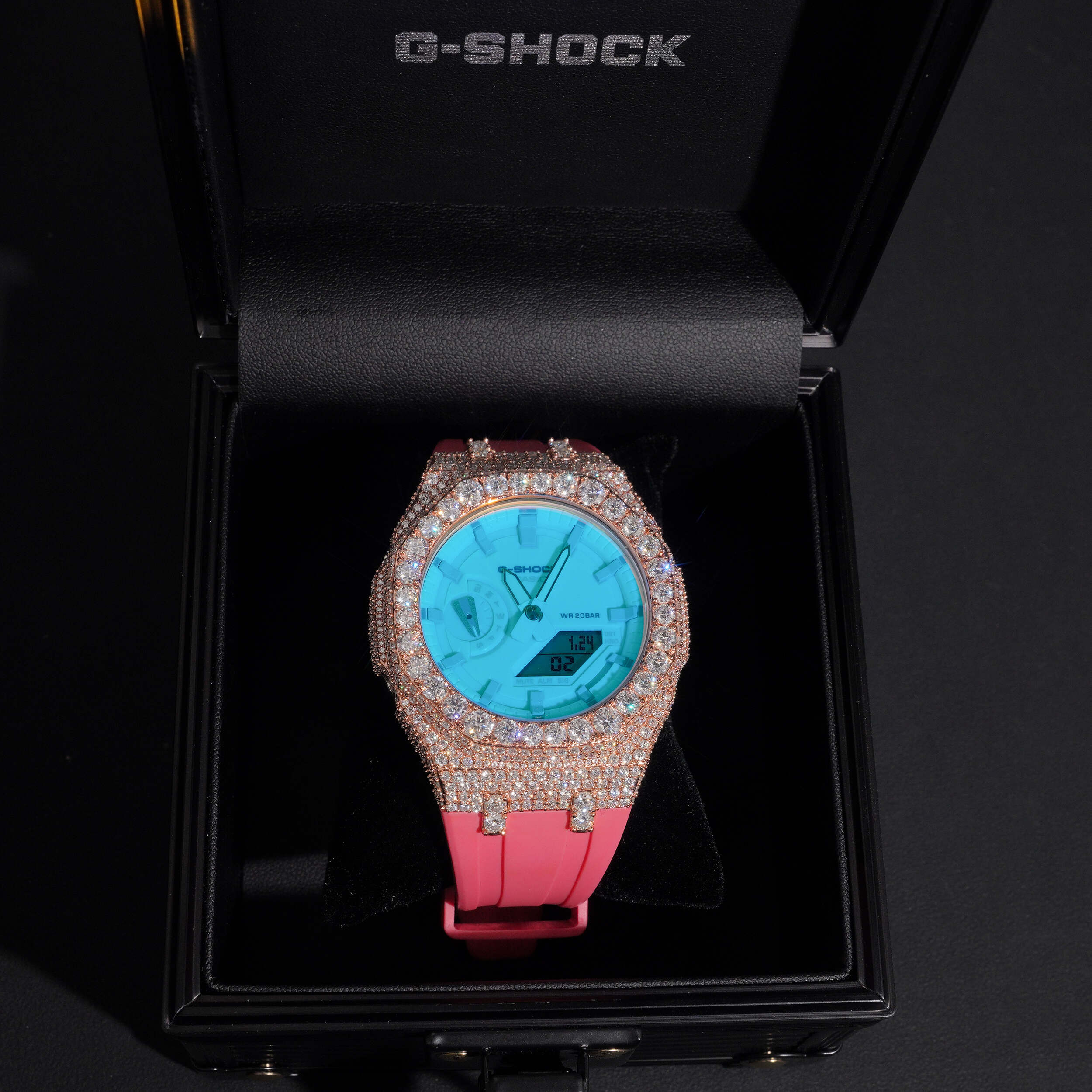 Buss Down Moissanite G Shock Watch GA2100