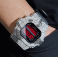 Black Mix White Moissanite Diamond Casio G Shock Watch GX56