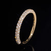 10k Yellow Gold Lab Grown Diamond Eternity Ring Band 1.73G Women