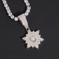 Moissanite Jewelry Charm Snakeflower Heart Stone Moissanite Charm For Unisex