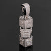 Moissanite Diamond Silver 925 Fully Iced 3D Custom Made Letter Name Pendant