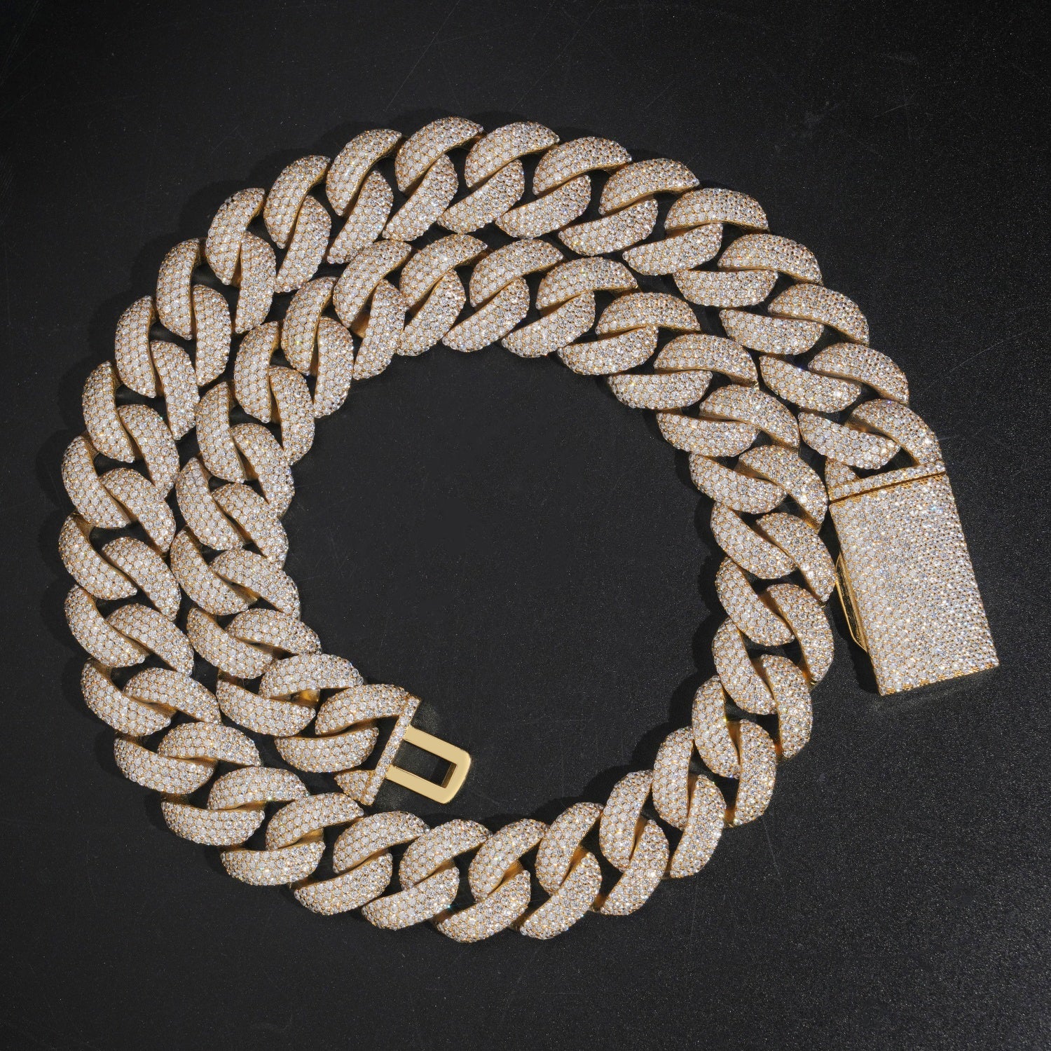 VVS CZ Miami Cuban Link Chain Necklace 18MM