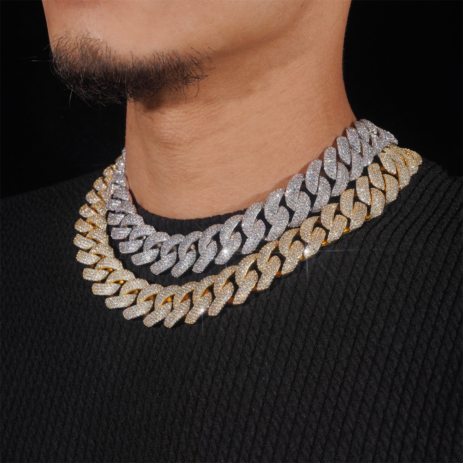VVS CZ Miami Cuban Link Chain Necklace 18MM