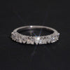 1CT Heart Cut Lab Grown Diamond Eternity Ring Band