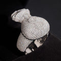 Dollar Sign Money Bag Ring Men Iced Out Moissanite Ring Jewelry