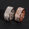 Invisible Setting Fancy Cut Moissanite Diamond Eternity Ring For Men