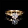 Classic Design 1CT 14K Solid Gold VVS Moissanite Diamond Women Ring