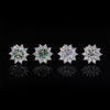 Iced Out VVS Moissanite Stud Earrings 925 Sterling Silver For Men