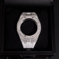 Royal Pop Iced Out Watch Case With Strap Moissanite Diamond
