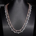 Moissanite Diamond Spike Tennis Chain 5MM 925 Sterling Silver