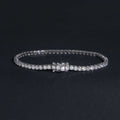 10K White Gold 2MM VVS Lab Diamond Tennis Bracelet
