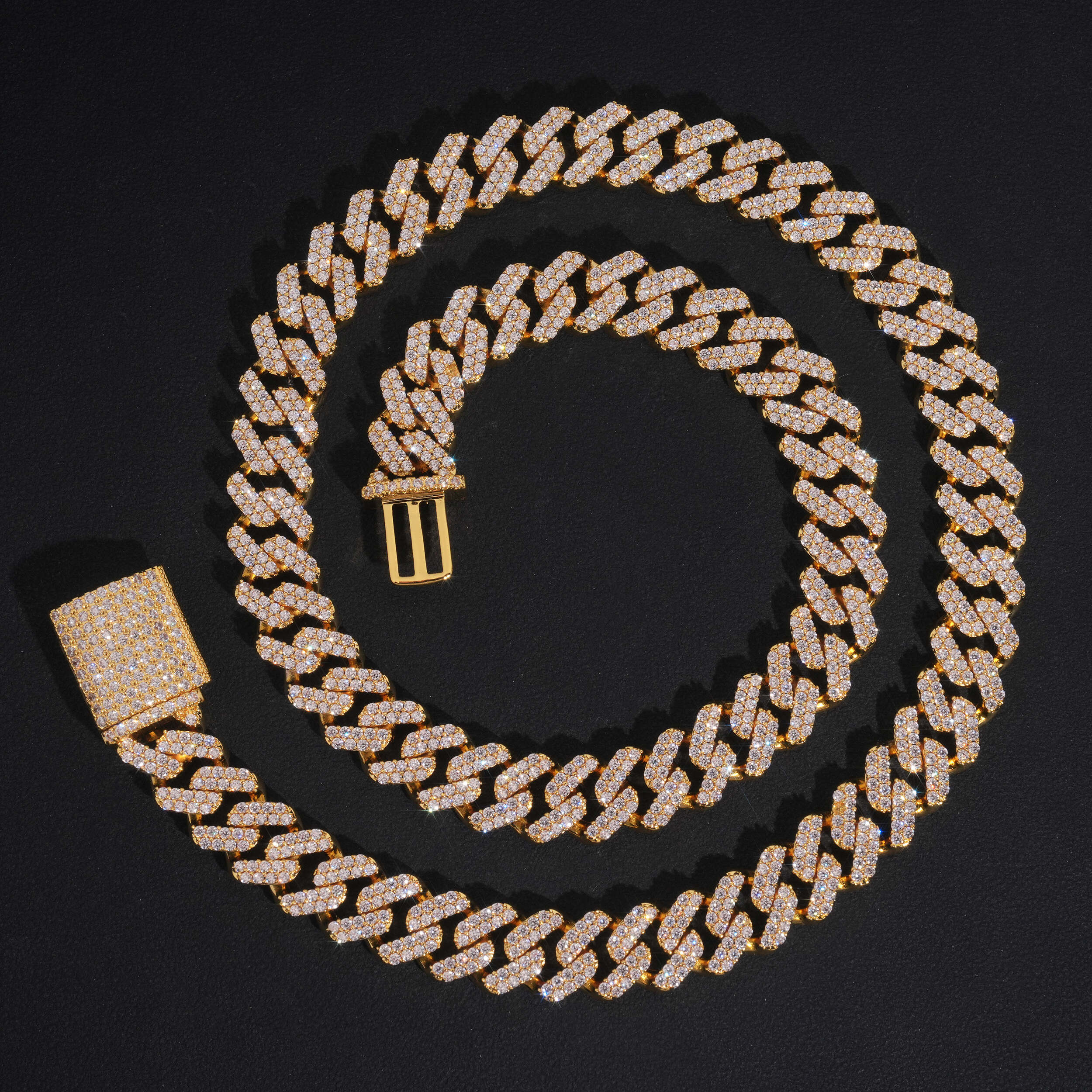 VVS CZ 13MM Cuban Link Chain Necklace