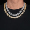 VVS CZ 13MM Cuban Link Chain Necklace