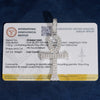 925 Sterling Silver Lab Grown Diamond Ankh Cross Pendant Charm
