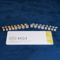 925 Sterling Silver Lab Grown Diamond Stud Earrings Screw Back