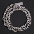 8MM Moissanite Diamond Rosary Ball Chain