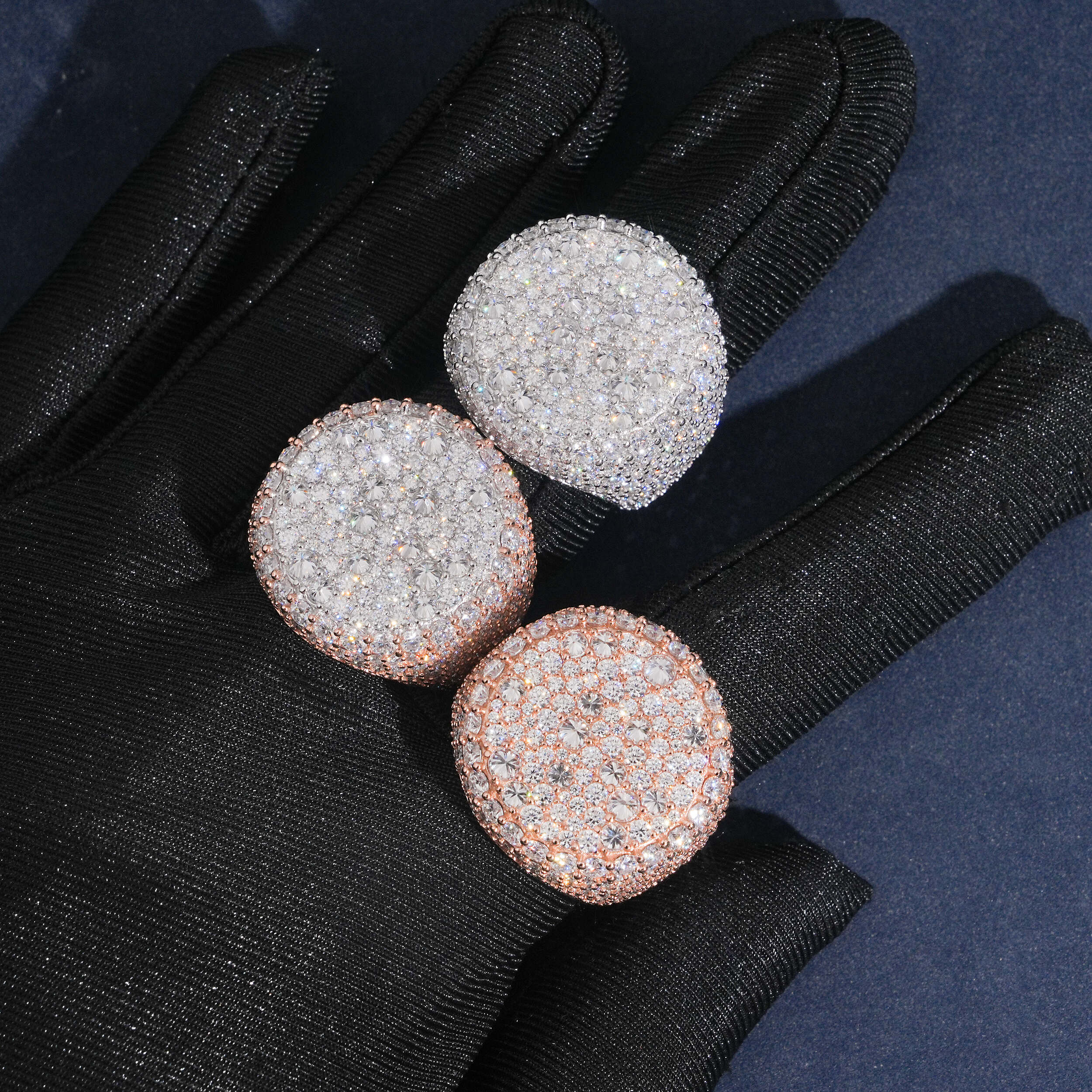 VVS Moissanite Diamond Mosaic Upside Down Setting