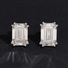 10K White Gold 3CT Emerald Cut VVS Lab Grown Diamond Studs