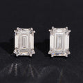 10K White Gold 3CT Emerald Cut VVS Lab Grown Diamond Studs