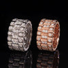 925 Silver Jubilee Band Style Moissanite Diamond Ring