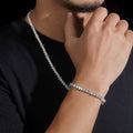 4MM Moissanite Diamond Tennis Bracelet Unisex