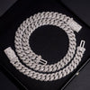15MM Fancy Cut Bezel Setting Moissanite Diamond Chain