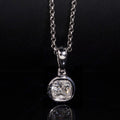1CT Cushion Cut Women Moissanite Diamond Necklace