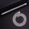 10MM Single Row Moissanite Diamond Cuban Chain