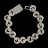 13MM Silver 925 Moissanite Iced Out Bracelet for Men1