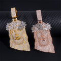 Iced Out 3Inch VVS Moissanite Diamond Hip Hop Jewelry Jesus Pendant