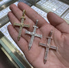 1.5Inch Cross Diamond Pendant Moissanite For Men