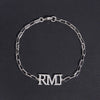 Custom Oval Link Iced Out Moissanite Diamond Name Bracelet