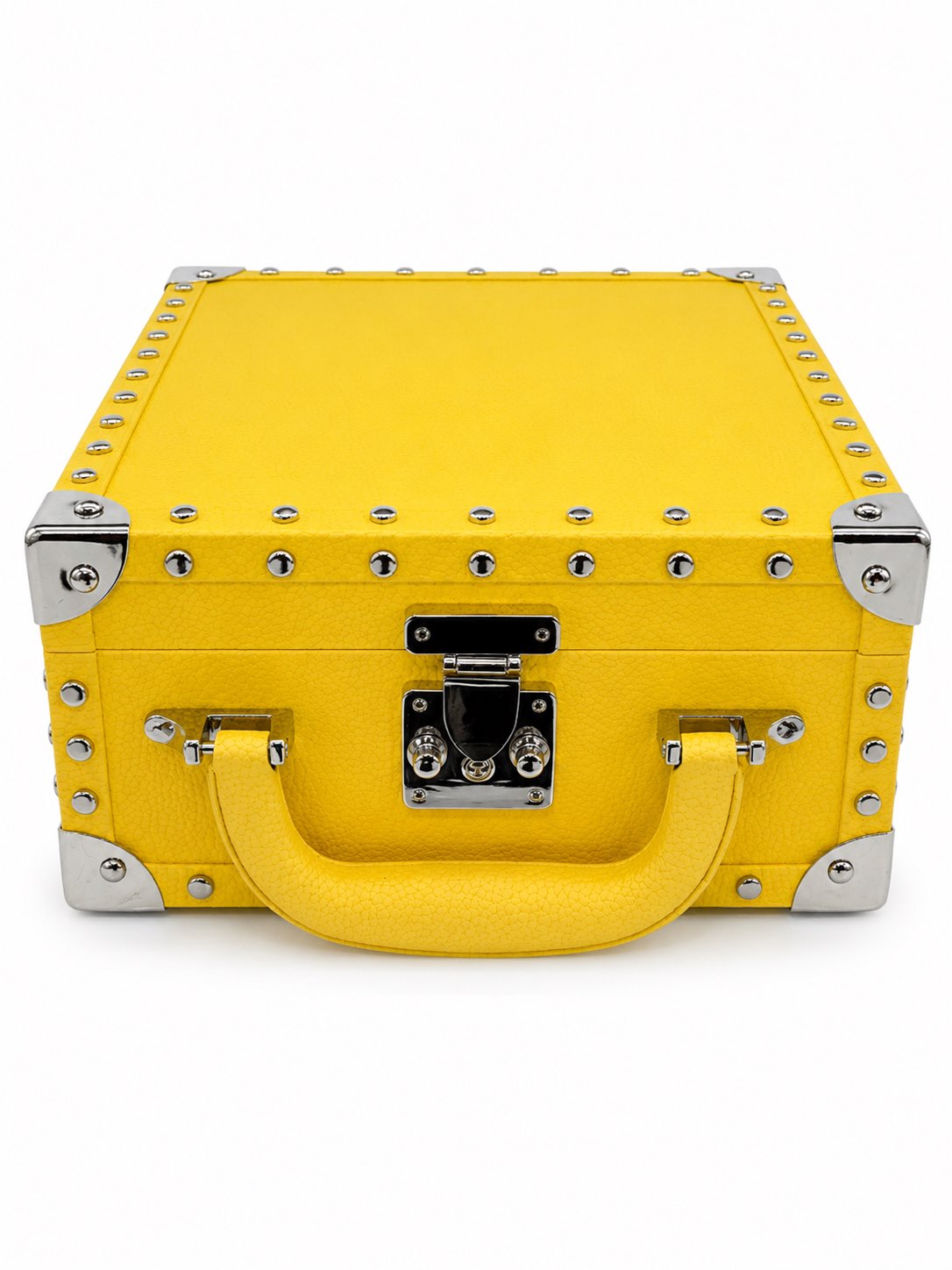 Custom Made Luxury PU Leather Luxury Jewelry Suitcase