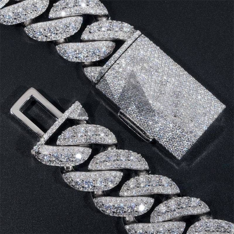 30MM Miami Cuban Link Moissanite Chain - Hip Hop Luxury Bling ...
