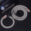 Custom Clasp 10mm Moissanite Miami Cuban Link Chain 10K Gold