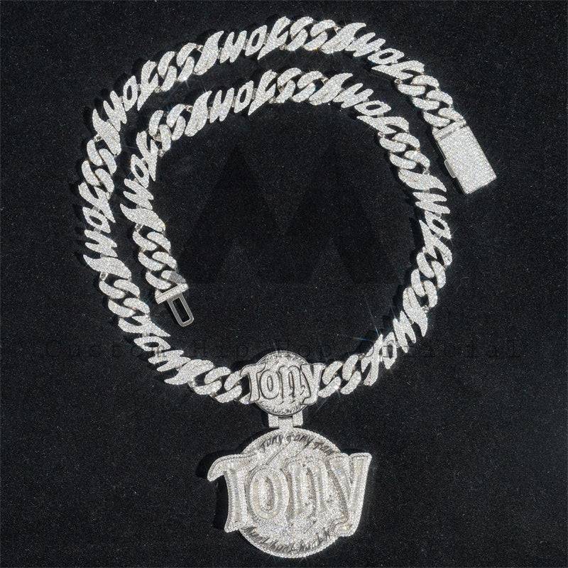 Custom Moissanite Diamond Hip Hop Chain - Rapper Bling Jewelry