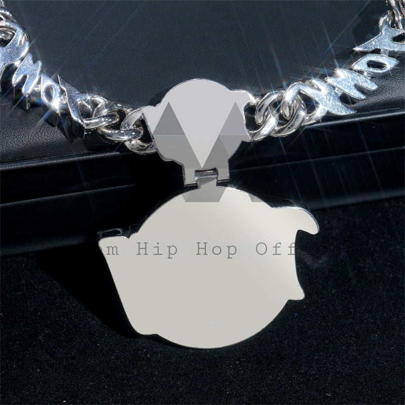 Personalized Moissanite Diamond Hip Hop Chain Custom Rapper Jewelry3
