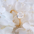 Classic Deisgn Cushion Cut 2CT Moissanite Diamond Gold Ring 10K 14K 18k