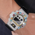 G Shock DW6900 Moissanite Watches Case 10K Gold