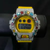 G Shock Iced Out DW6900 Moissanite Watch Case 10K Gold