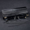 Custom Made 10k Solid Real Gold Plain Design Men Glasses