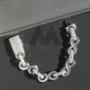 Hip Hop 13MM Moissanite Bracelet in 925 Silver Infinity Style4